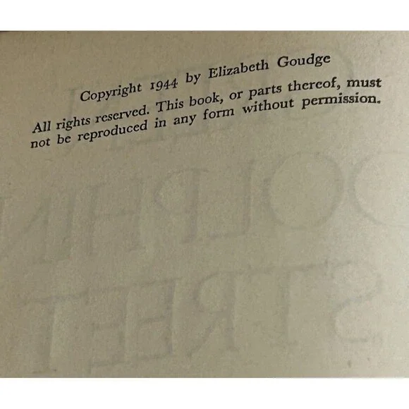 "Green Dolphin Street" by Elizabeth Goudge, Blue Hard Cover Book: 1944 - Picture 6 of 8